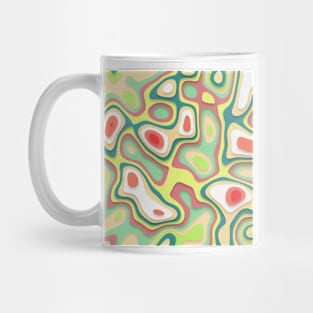 Liquid swirls in beautiful pastel colors Mug